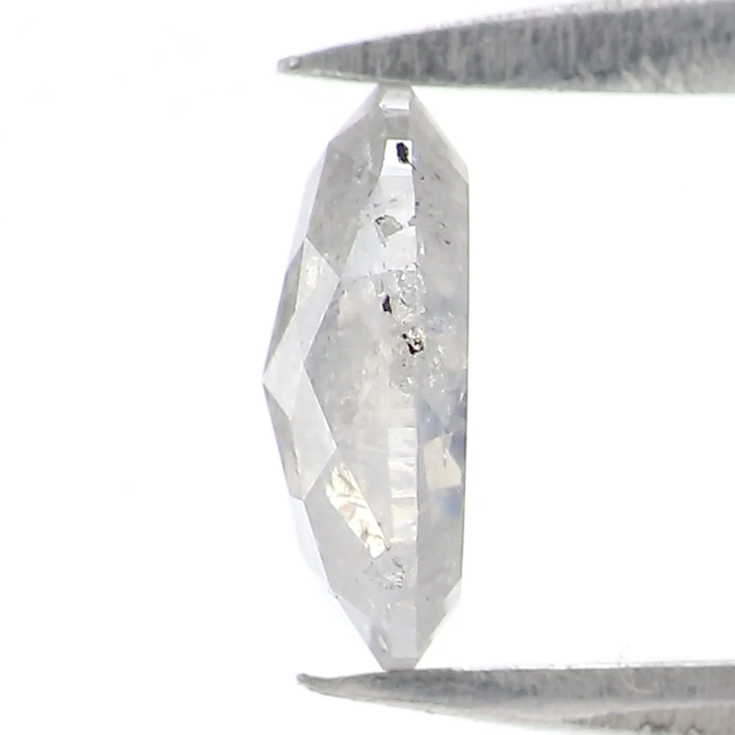 0.67 CT Natural Loose Oval Shape Diamond Grey Color Oval Shape Diamond 6.65 MM Natural Loose Grey Color Diamond Oval Rose Cut Di