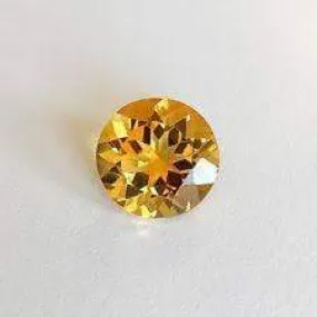 3MM ROUND  CITRINE LOOSE GEMSTONE