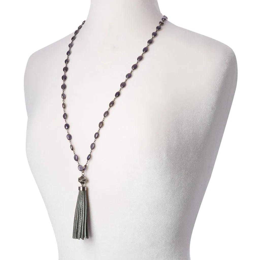 Baja Grey Gunmetal Tassel