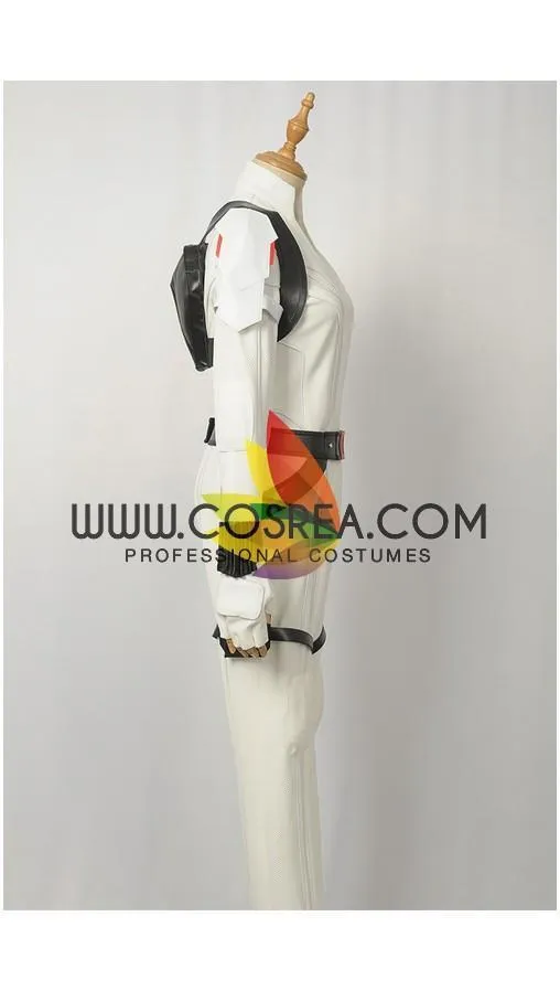 Black Widow White Custom Textured Cosplay Costume