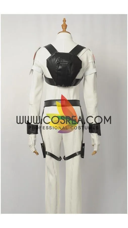 Black Widow White Custom Textured Cosplay Costume