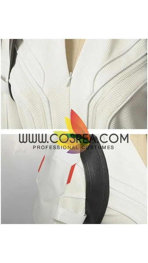 Black Widow White Custom Textured Cosplay Costume