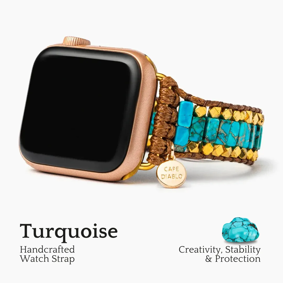 Bold Turquoise Apple Watch Strap