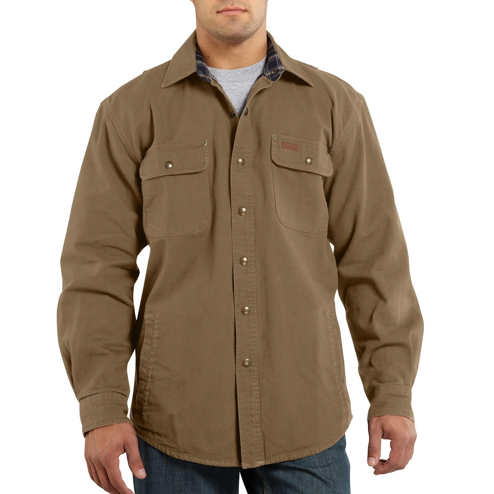 Carhartt Weathered Canvas Shirt Jac Sfnt