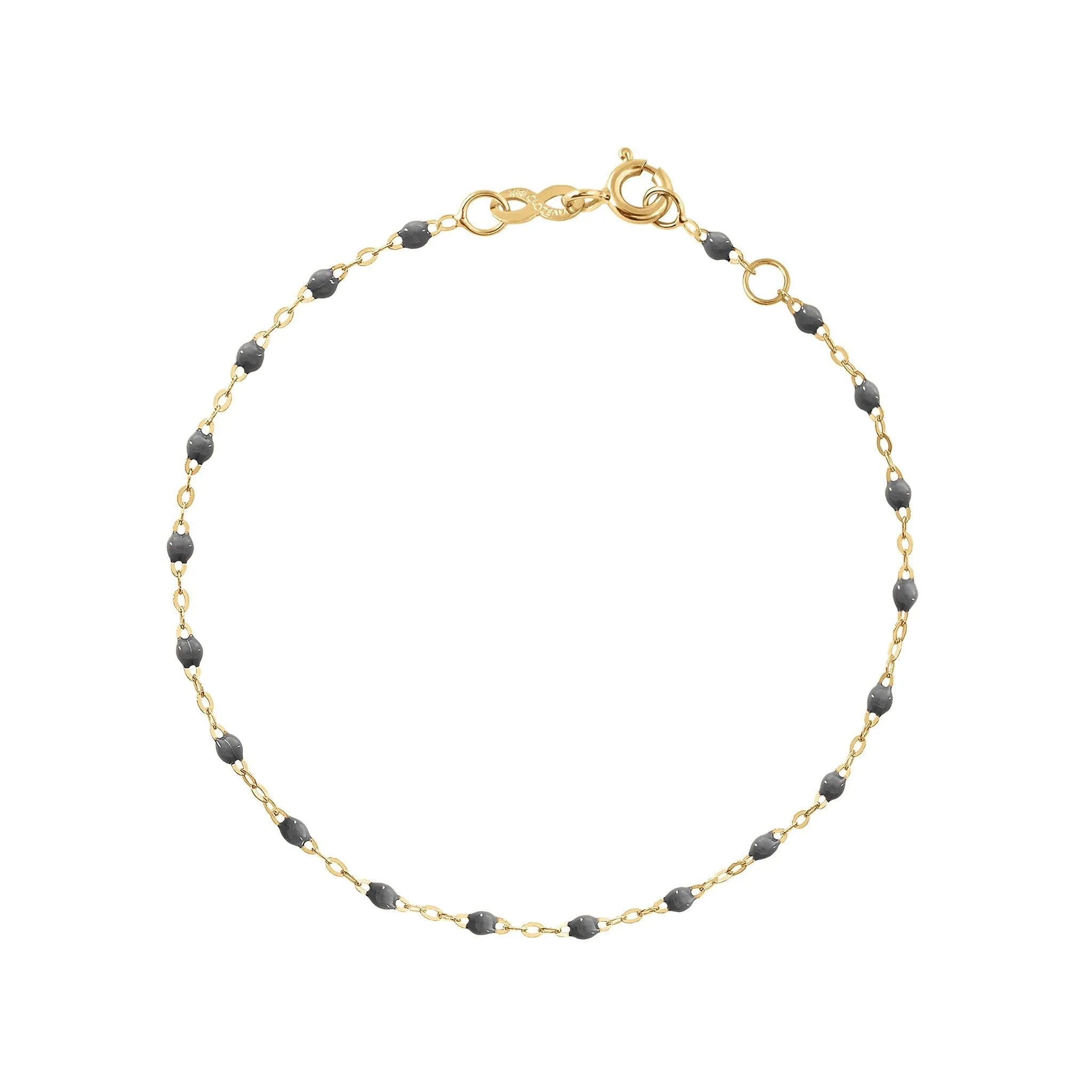 Classic Gigi Grey bracelet, Yellow Gold, 7.5