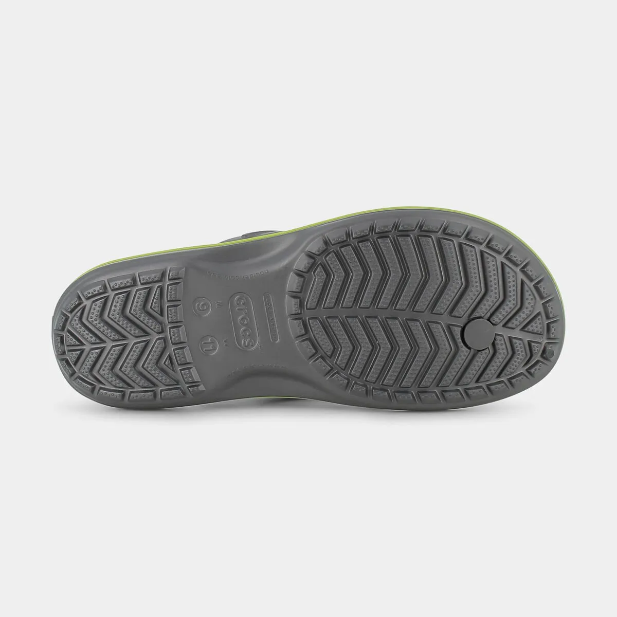 CR.11033Crocband FlipGRAPHITE/VOLT GREY- INFRADITO