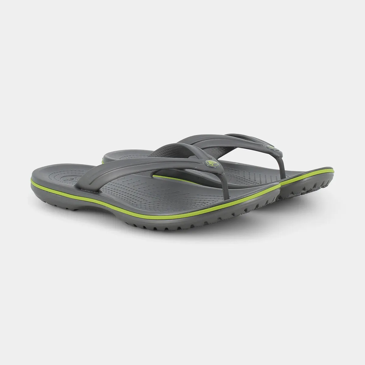 CR.11033Crocband FlipGRAPHITE/VOLT GREY- INFRADITO