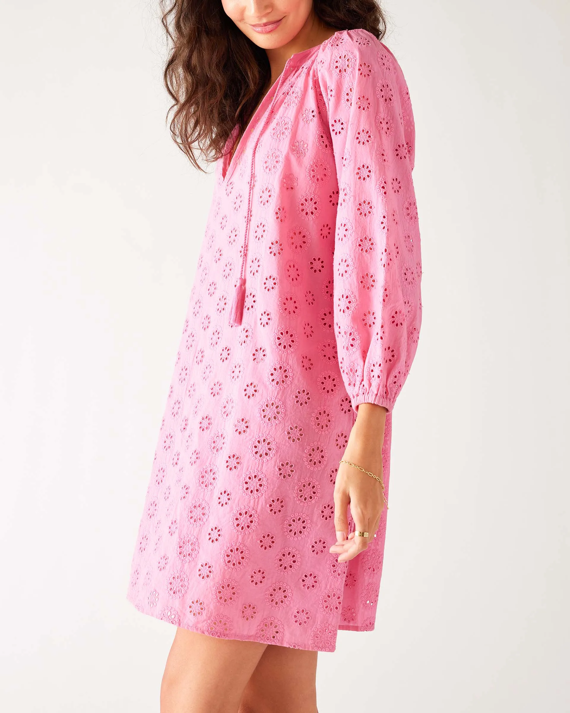 Daisy Eyelet Cover Up