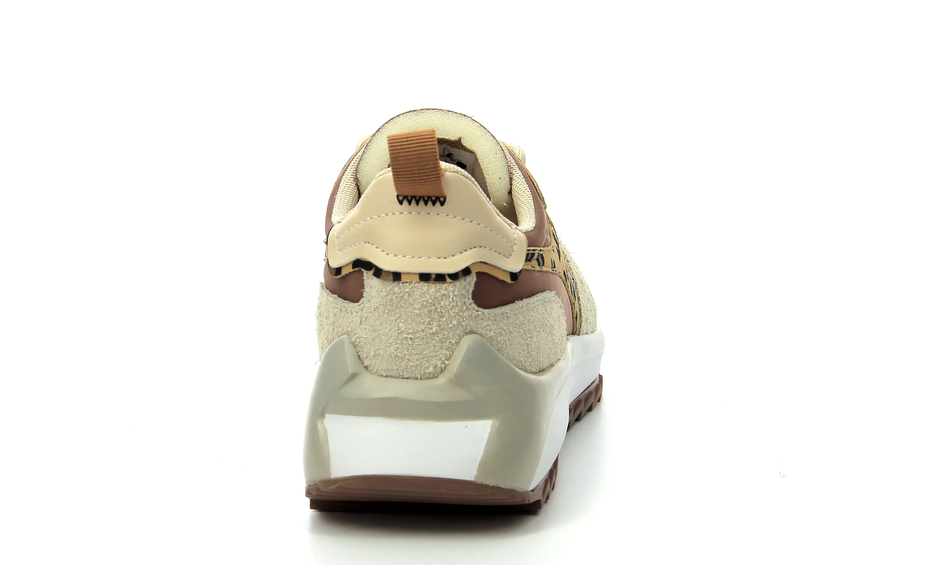 Diadora - Sneakers Basses Jolly Animalier - Beaver Fur/Parchment - Femme