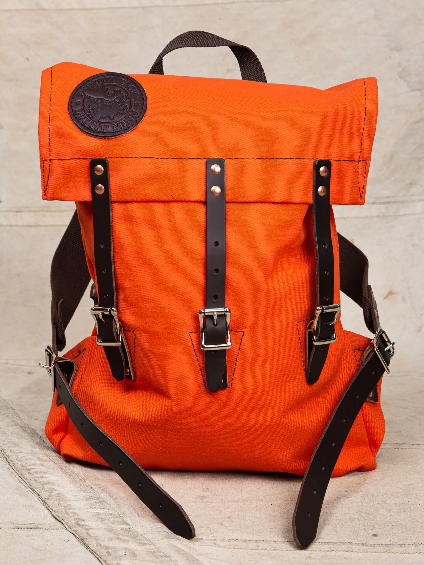 Duluth Pack Scout Pack Orange Canvas