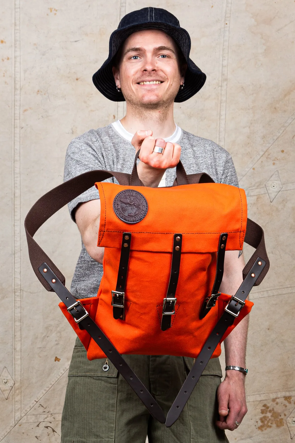 Duluth Pack Scout Pack Orange Canvas