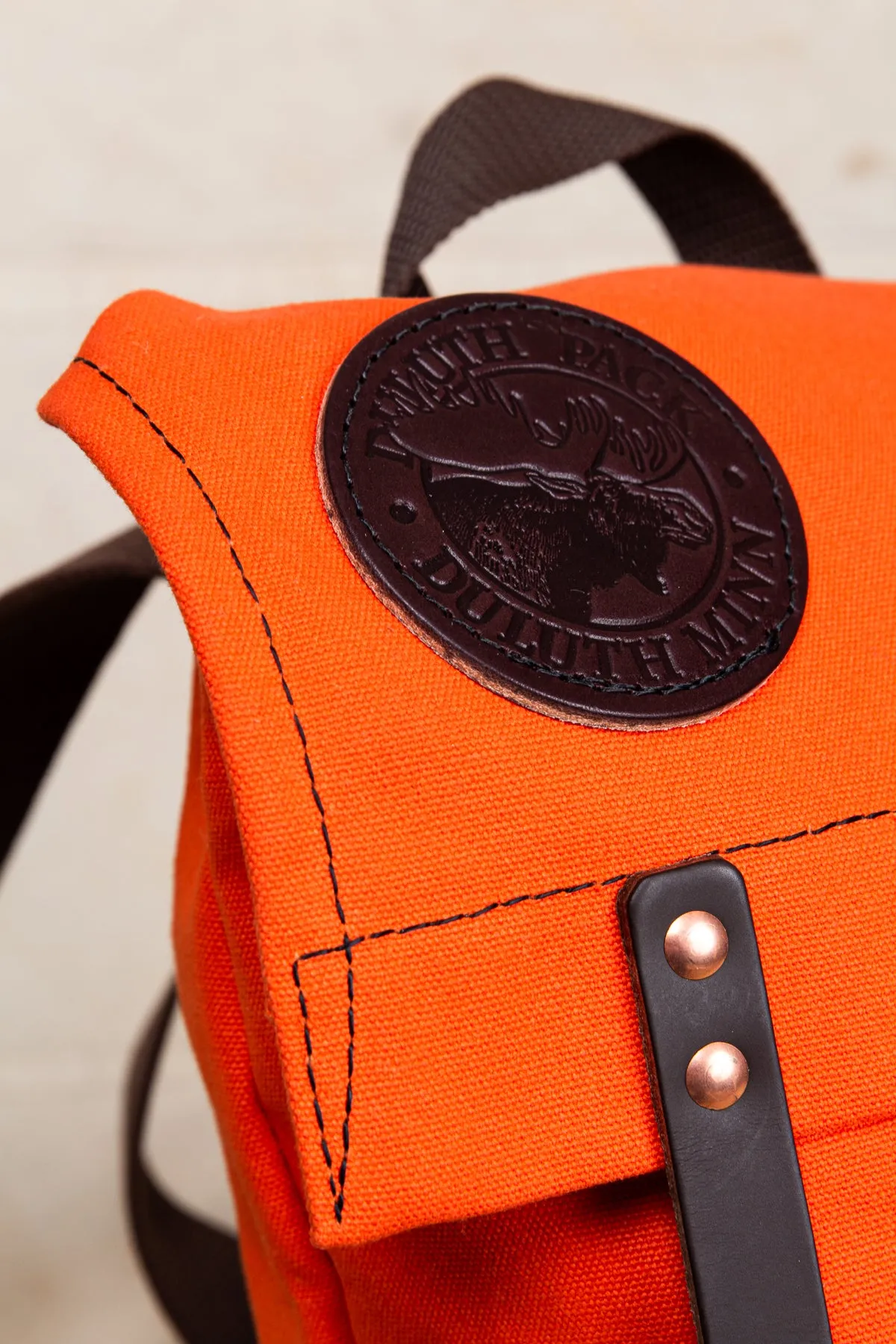 Duluth Pack Scout Pack Orange Canvas