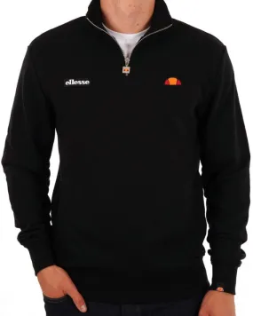 Ellesse 1/4 Zip Sweat Black