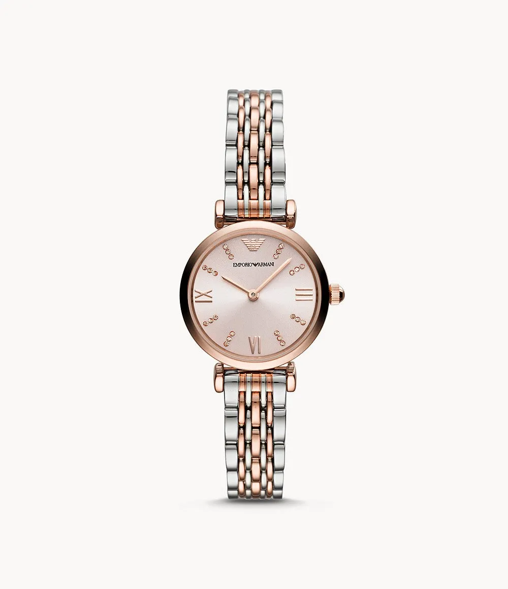 Emporio Armani - Womens Two-Tone Stainless Steel Watch