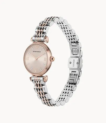 Emporio Armani - Womens Two-Tone Stainless Steel Watch