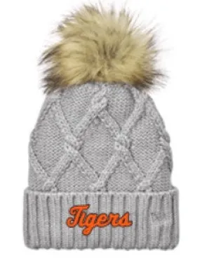 FHS GIRLS HOCKEY FAUX FUR POM BEANIE