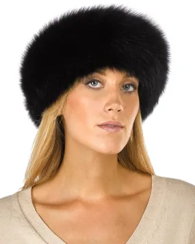 Fur Headband - Black Fox Fur | Fur Source