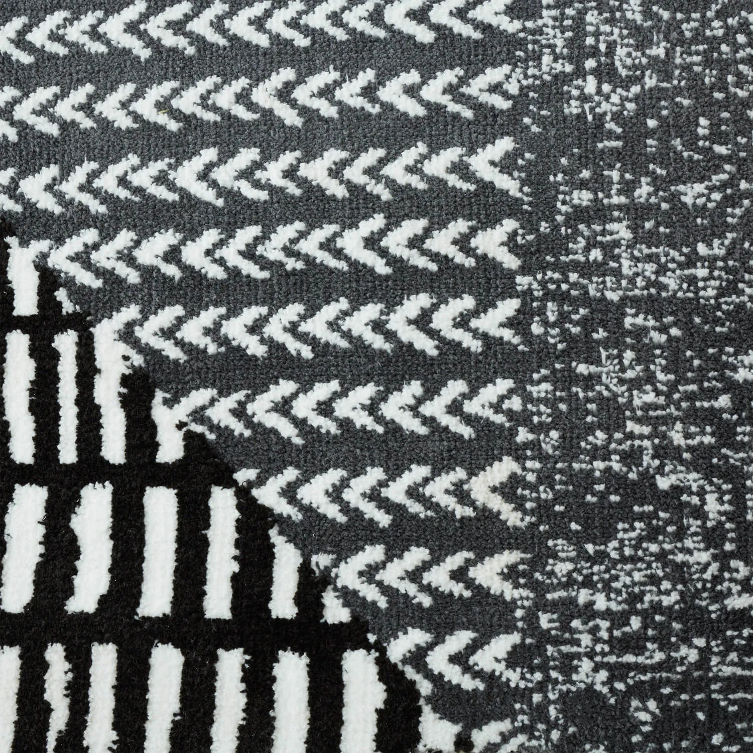 Larson Geo Rug - Grey