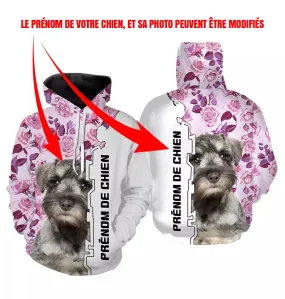 Le Schnauzer Miniature, Schnauzer Nain, Race de Chien d'Origine Allemande, T-shirt, Sweat à Capuche Pour Femme, Cadeau Personnal