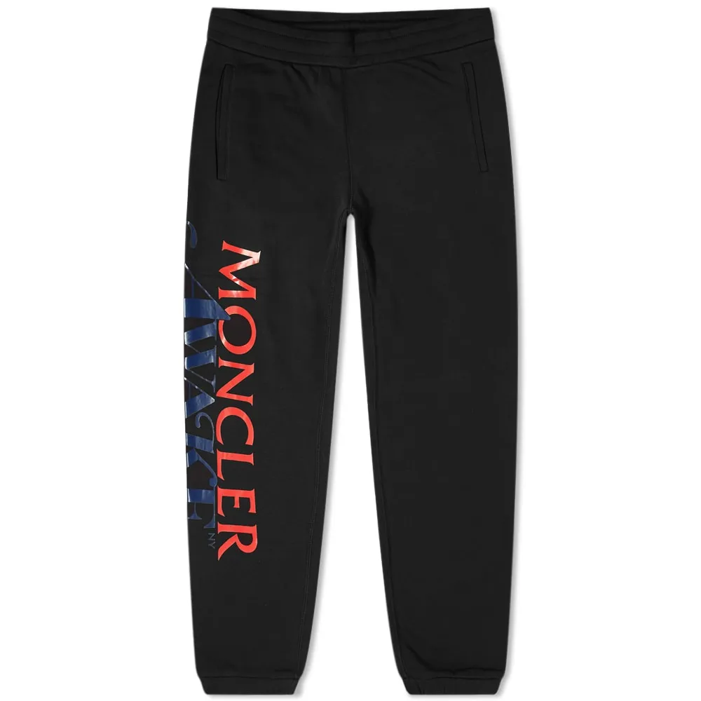 Moncler Genius 1952 x Awake Logo Print Sweat PantBlack