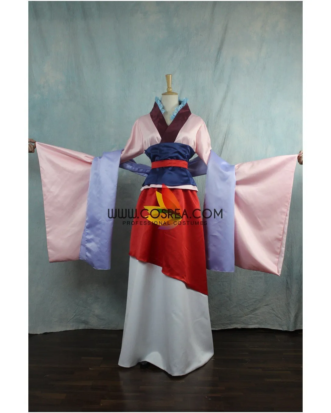 Mulan Satin Cosplay Costume