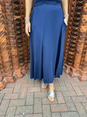 Navy Maxi Skirt Tammy