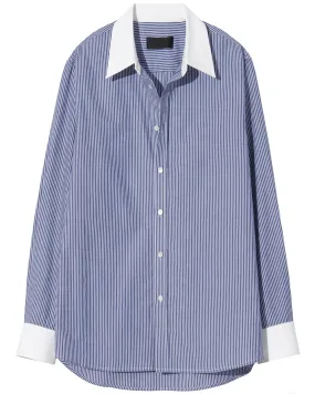 Navy Stripe Raphael Shirt