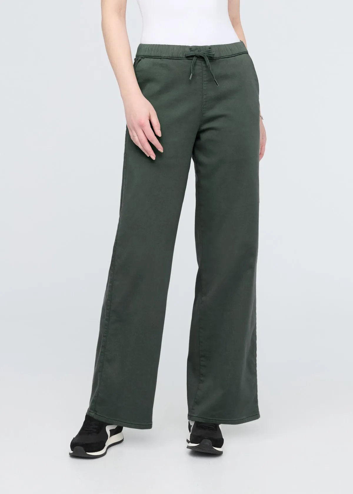 No Sweat Wide Leg Pant - Peat