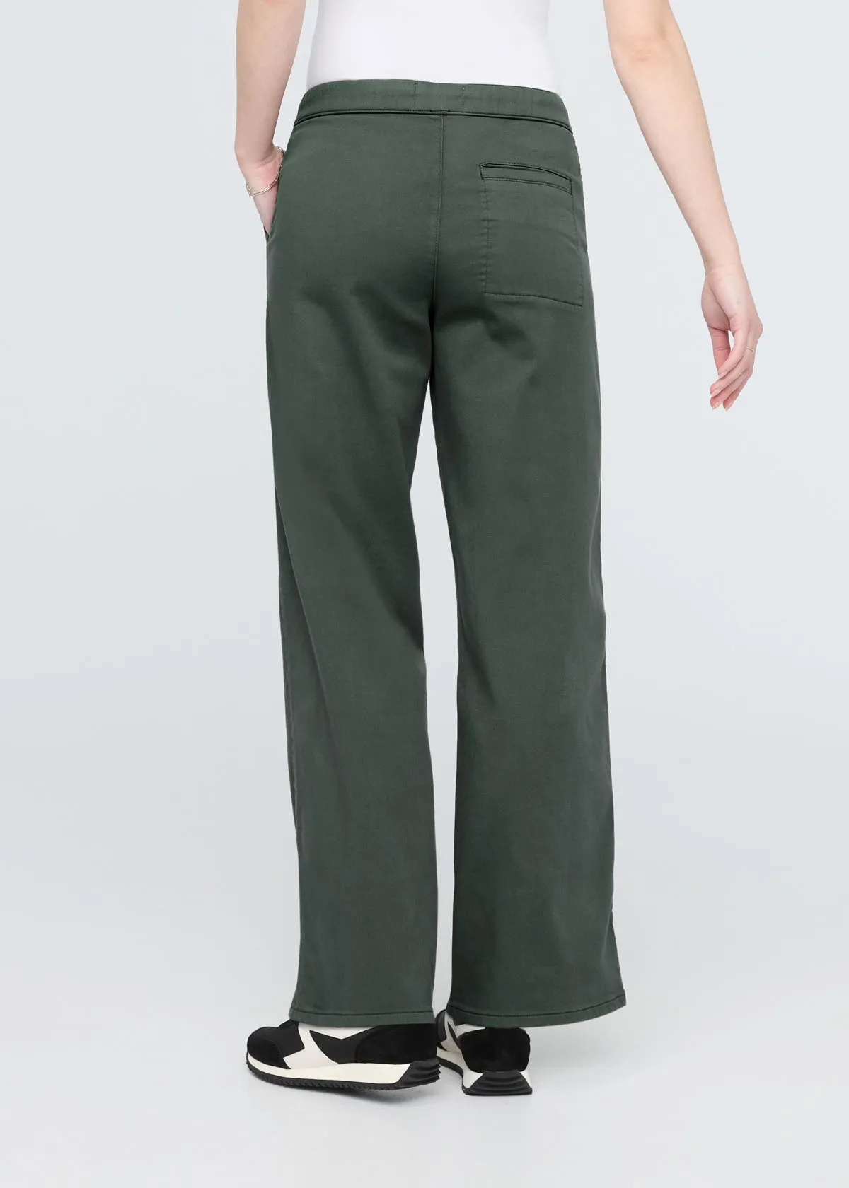 No Sweat Wide Leg Pant - Peat