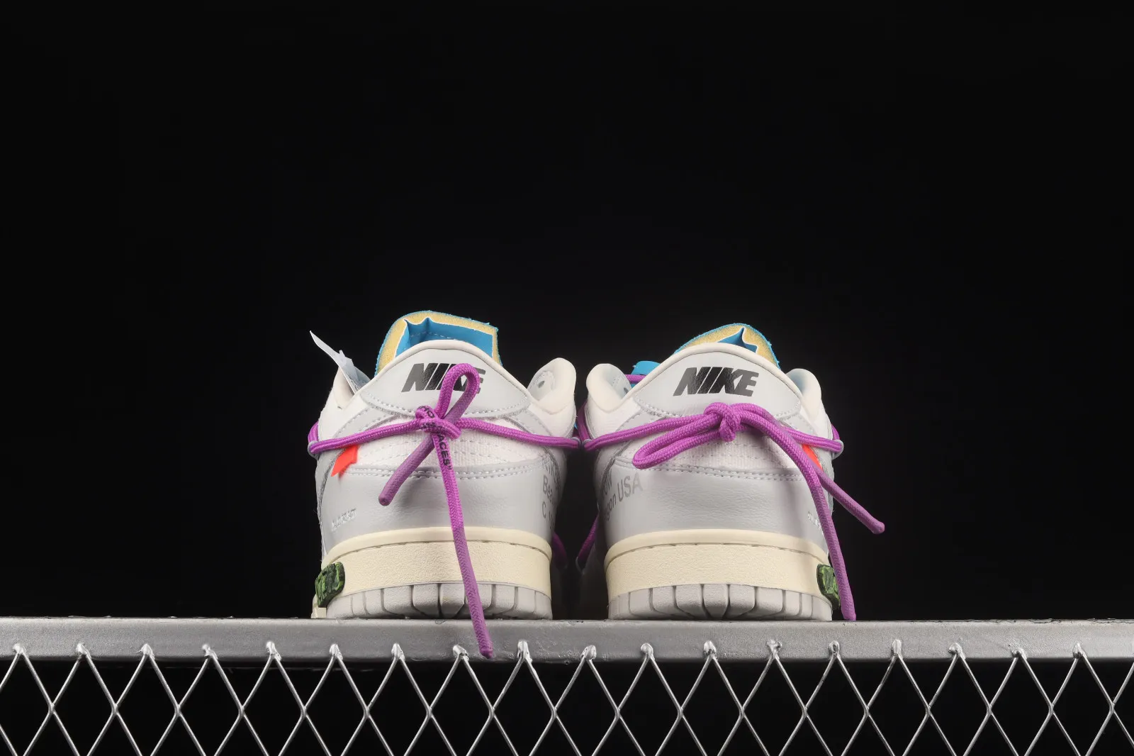 Off-White x Nike SB Dunk Low Lot 47 of 50 Neutral Grey Purple DM1602-125