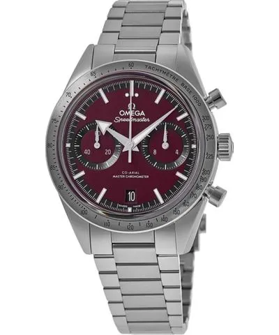 Omega Speedmaster '57 Manual Winding Burgundy Dial Steel Men's Watch 332.10.41.51.11.001