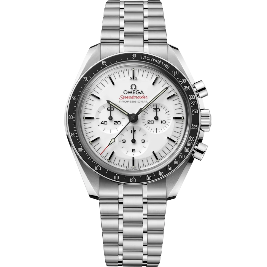 Omega Speedmaster Moon Watch Professional White Dial Men 42MM