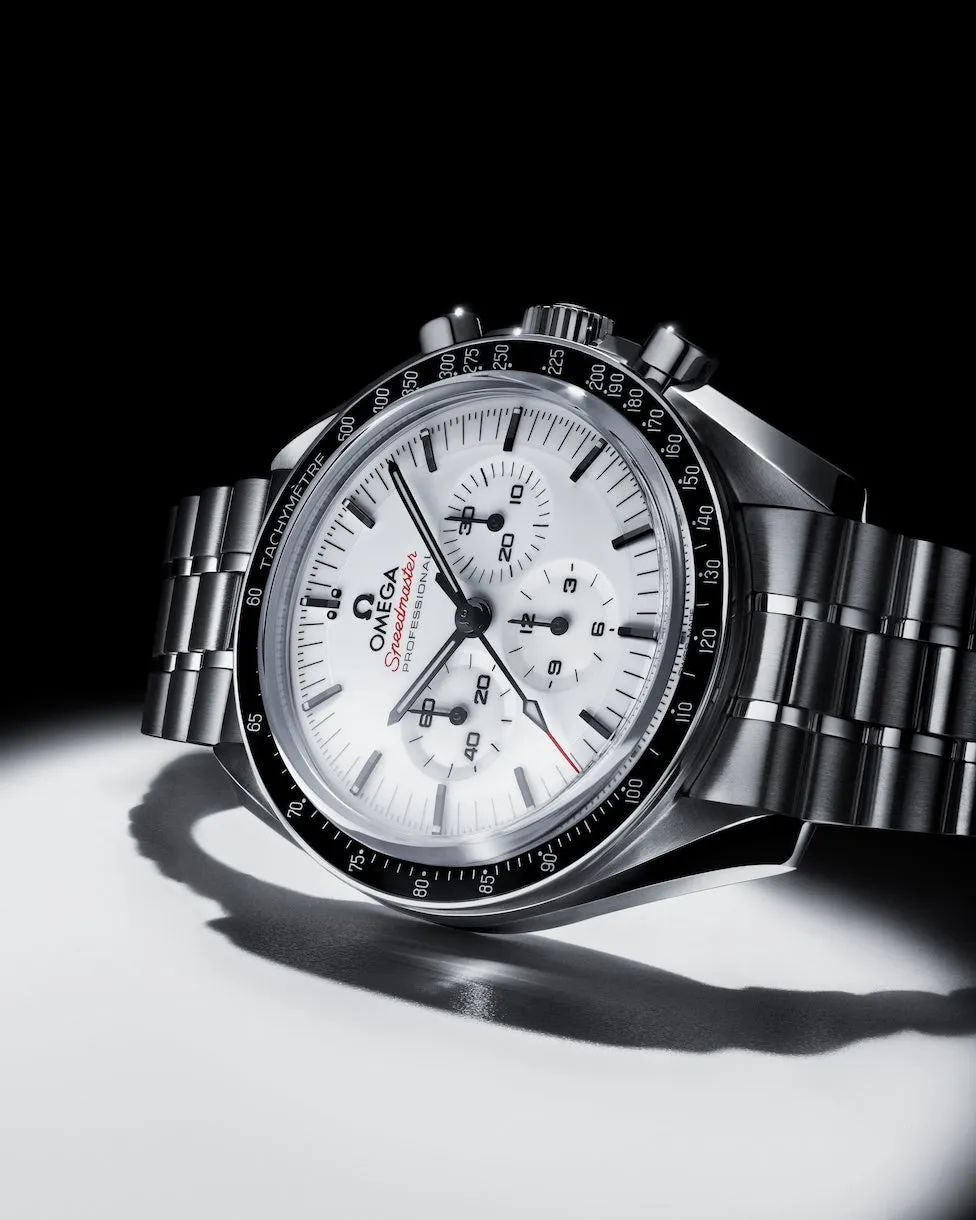 Omega Speedmaster Moon Watch Professional White Dial Men 42MM