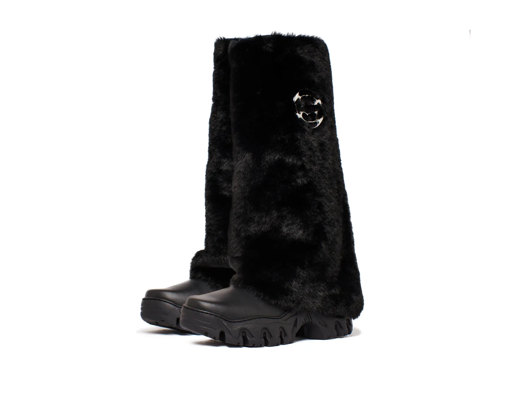 RAIN BLACK FAUX FUR