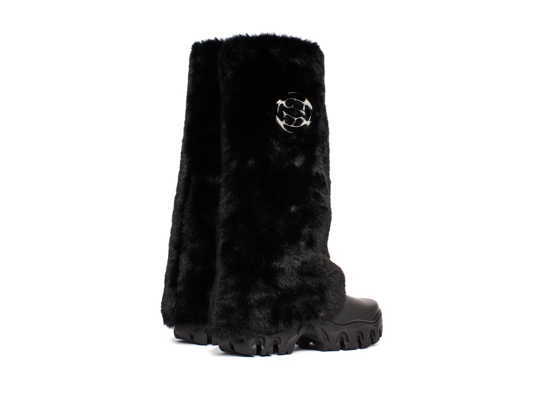 RAIN BLACK FAUX FUR