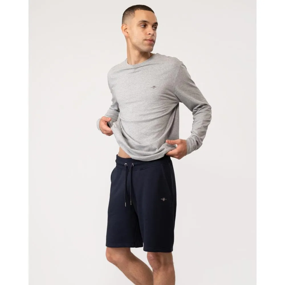 Regular Fit Shield Logo Sweat Shorts