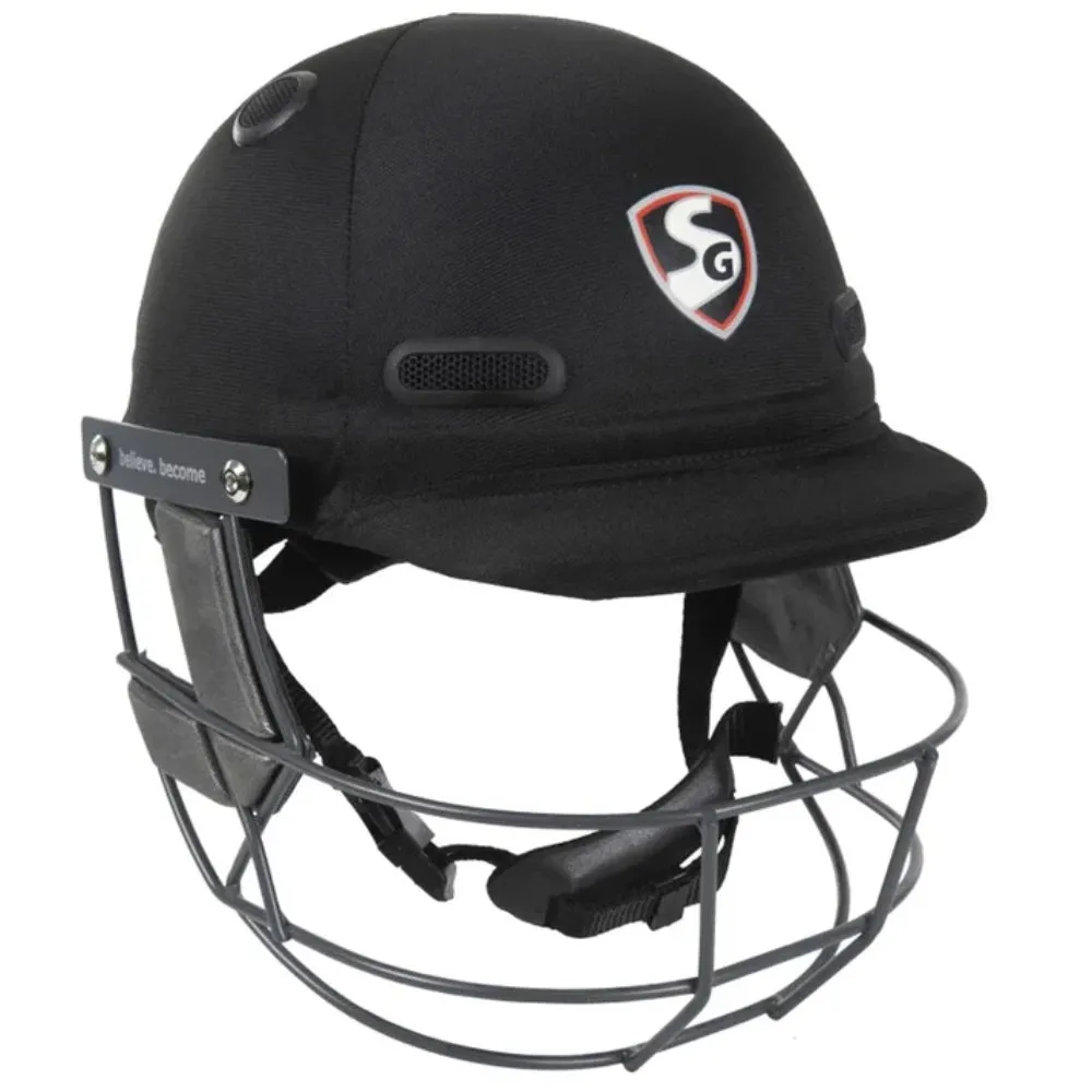 SG Ace Tech Cricket Helmet (Black)