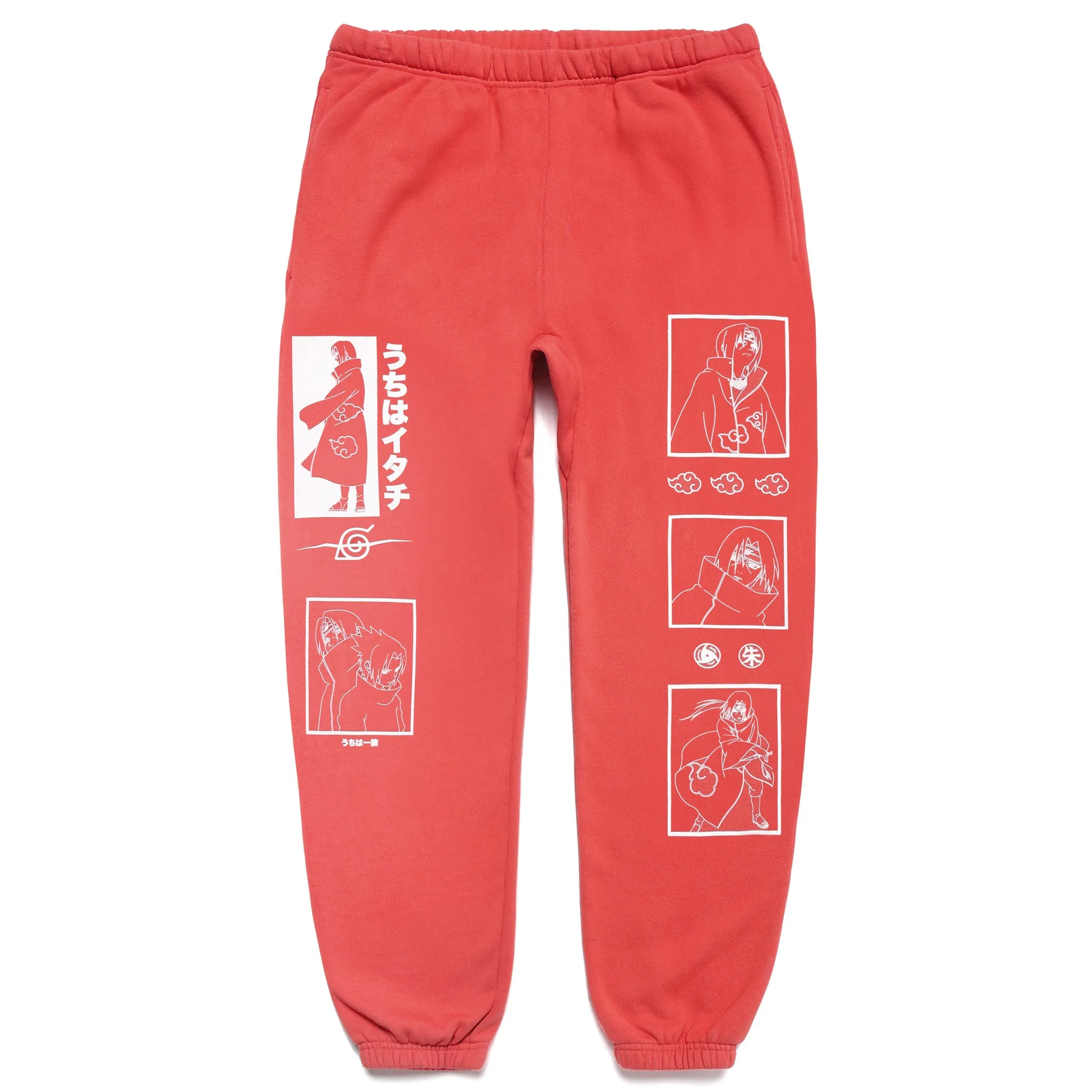 SHIPPUDEN ITACHI SWEAT PANTS (BRICK)