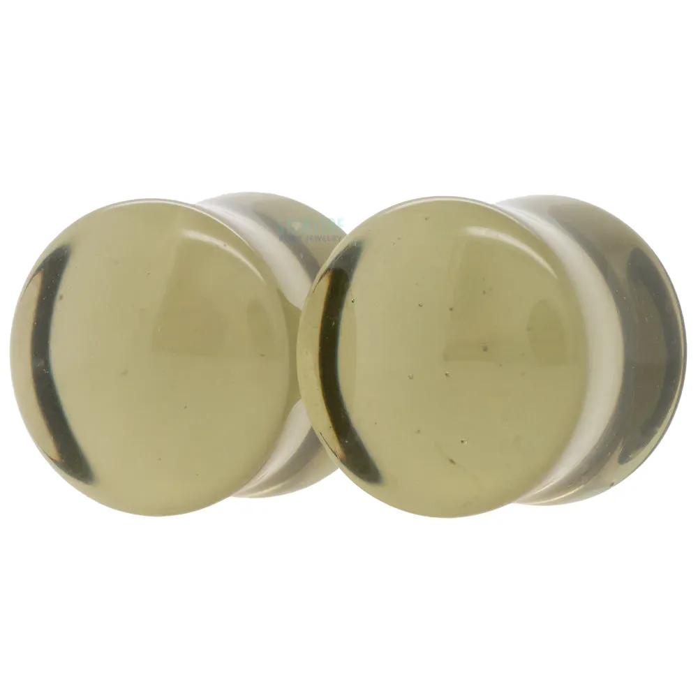 Stone Plugs - Grey Quartz