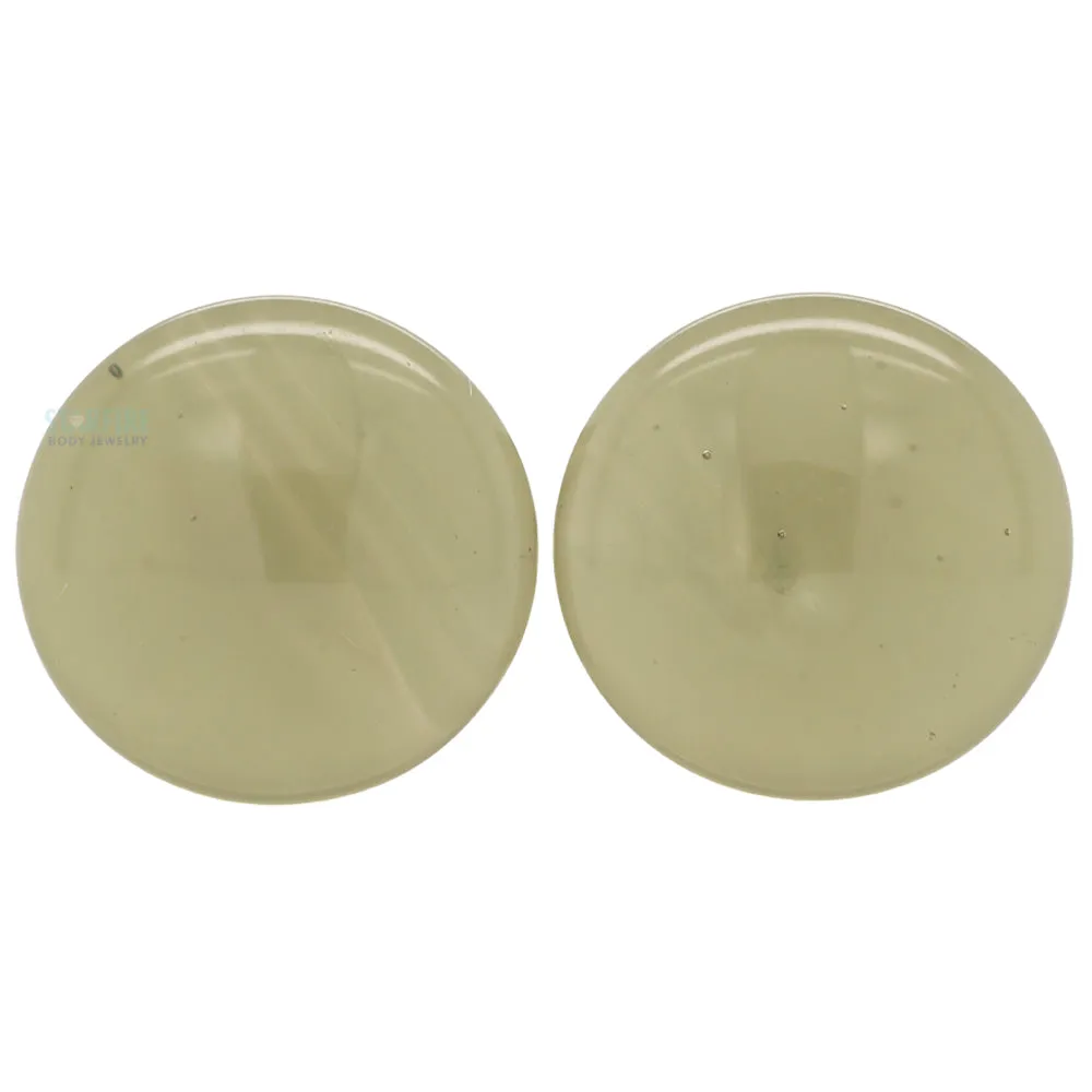 Stone Plugs - Grey Quartz