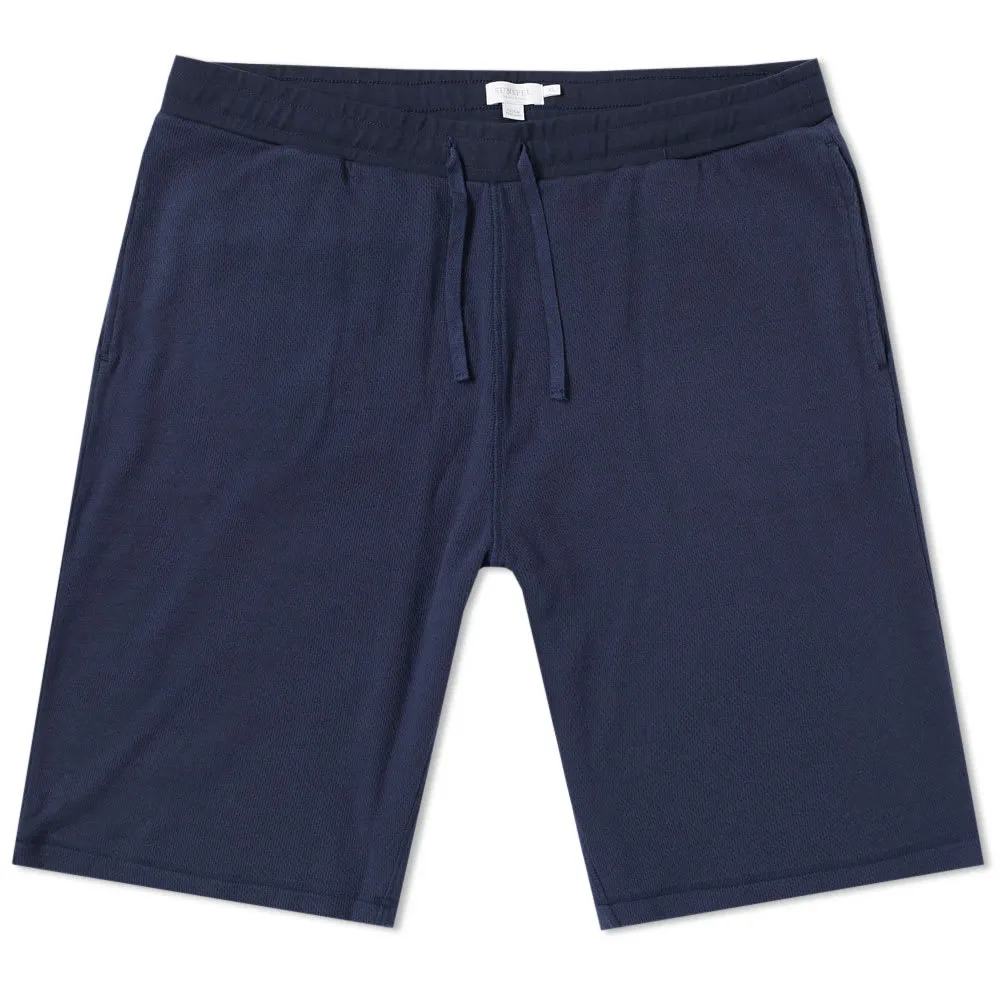 Sunspel Cellulock Sweat ShortNavy