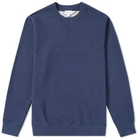 Sunspel Loopback Sweat TopNavy Melange