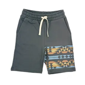 TINY WHALES NOMAD SWEAT SHORTS | VINTAGE BLACK