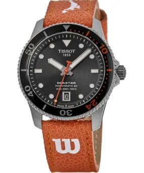 Tissot Seastar 1000 Automatic Wilson WNBA Black Dial Composite Strap Unisex Watch T120.807.17.051.00