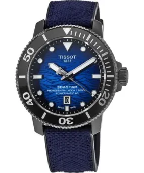 Tissot Seastar 2000 Professional Automatic Blue Dial Rubber Strap Men's Watch T120.607.37.041.00