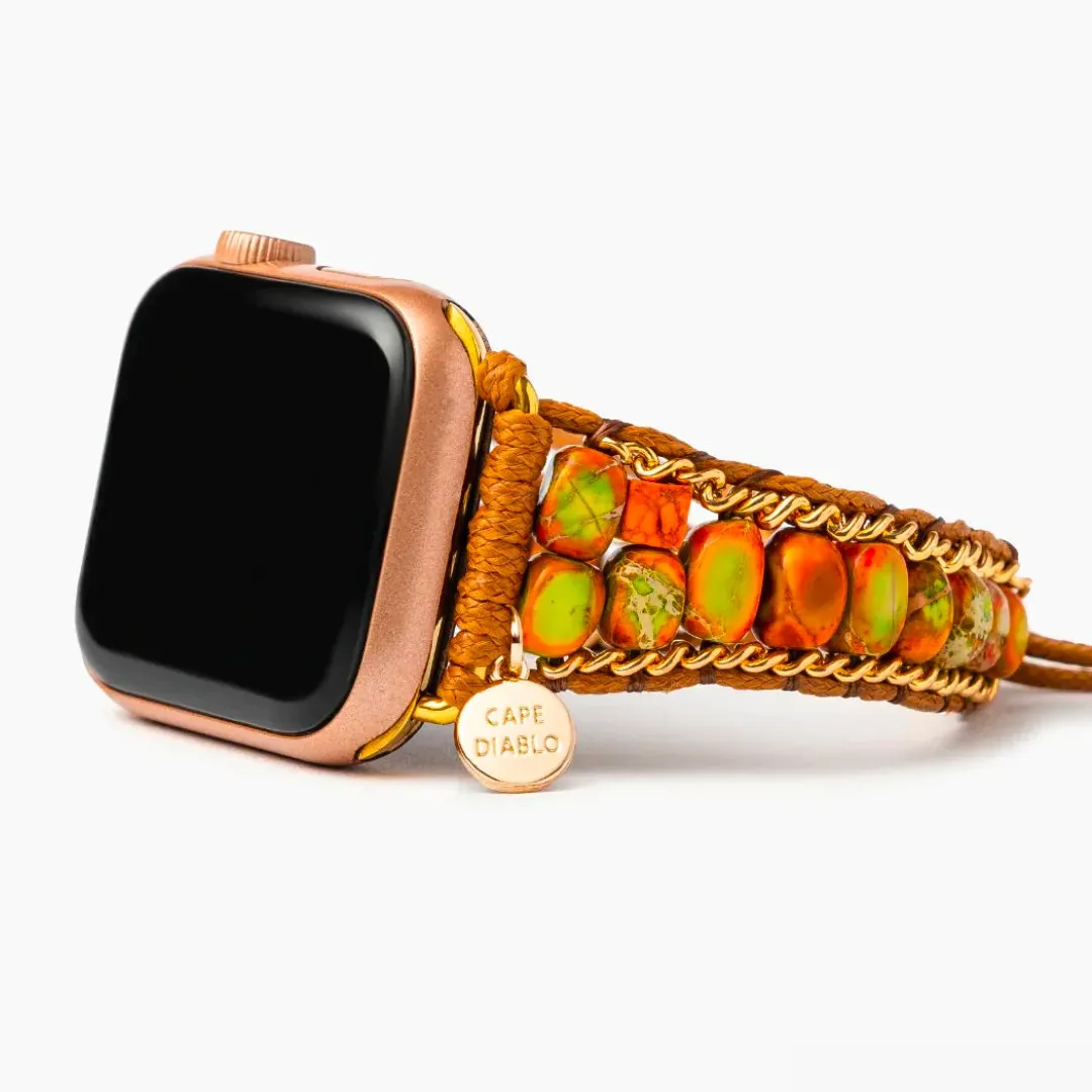 Tropical Jasper Apple Watch Strap