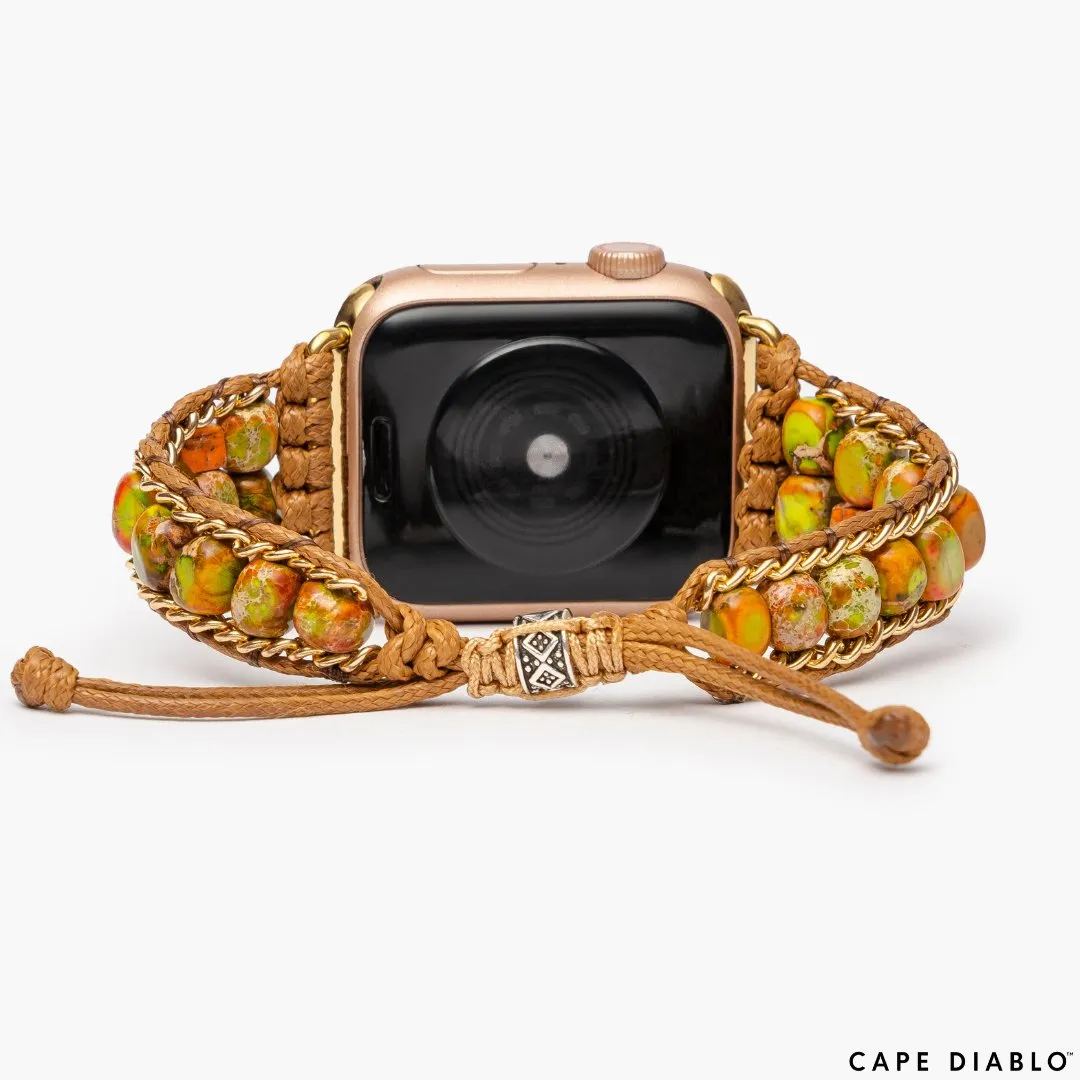 Tropical Jasper Apple Watch Strap